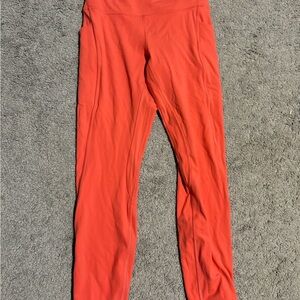 Lululemon Orange Leggings